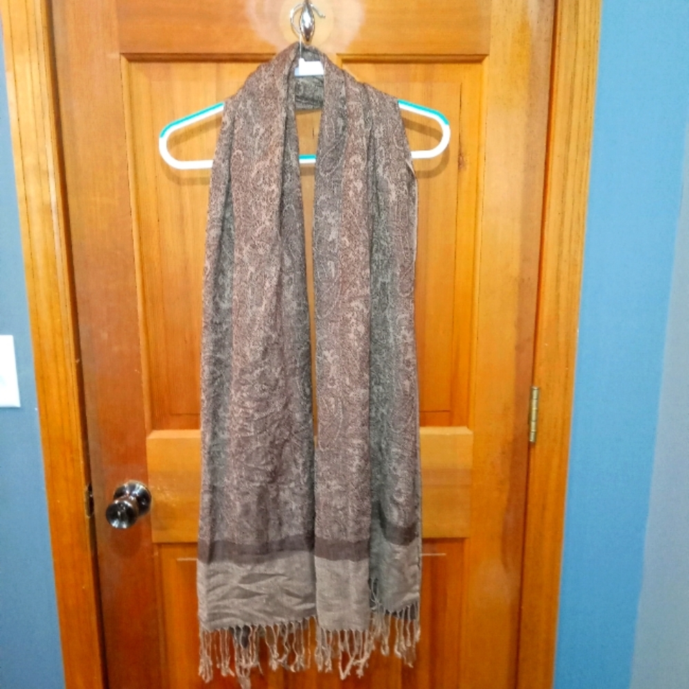 Pashmina Brown tan scarf
